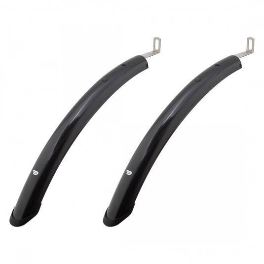 Small Coverage Fender Pure Cycles Alloy & PET 700C Mini-Fenders | All-Weather Mud Protection ...