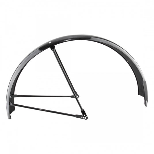 Wald Balloon 962 Fender Set: 26x2.0 - 2.125 Wheel, Gloss Black