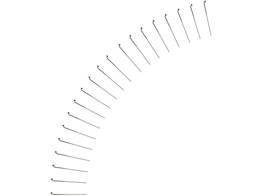 DT Swiss Aerolite J-Bend Bladed Spokes 2.0/.9/2.3mm Lightweight Aero Bicycle Wheel Spokes for Road, Cyclocross & Gravel Bikes