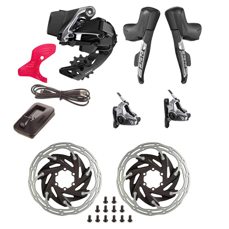 Load image into Gallery viewer, SRAM-Red-AXS-eTap-HRD-1x-Electronic-Road-Groupset-Kit-In-A-Box-Road-Group-Road-Bike_KIBX0011
