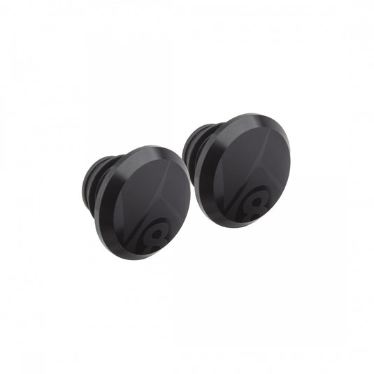 Origin8 Alloy MTB Push-In Bar End Plugs Push-In Anodized Black