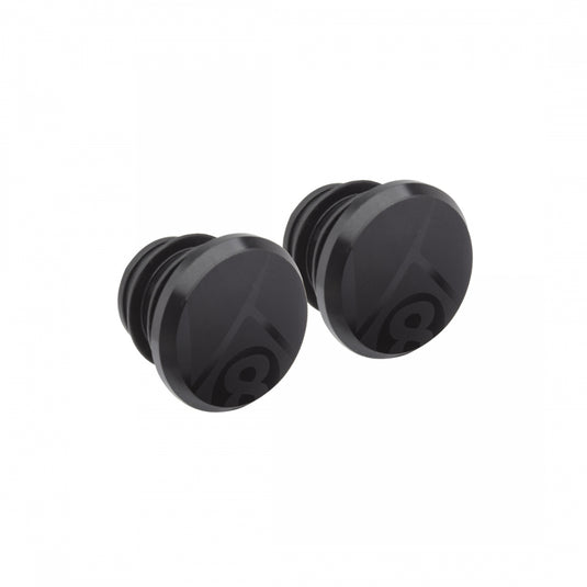 Origin8 Alloy Road Push-In Bar End Plugs Push-In Anodized Black