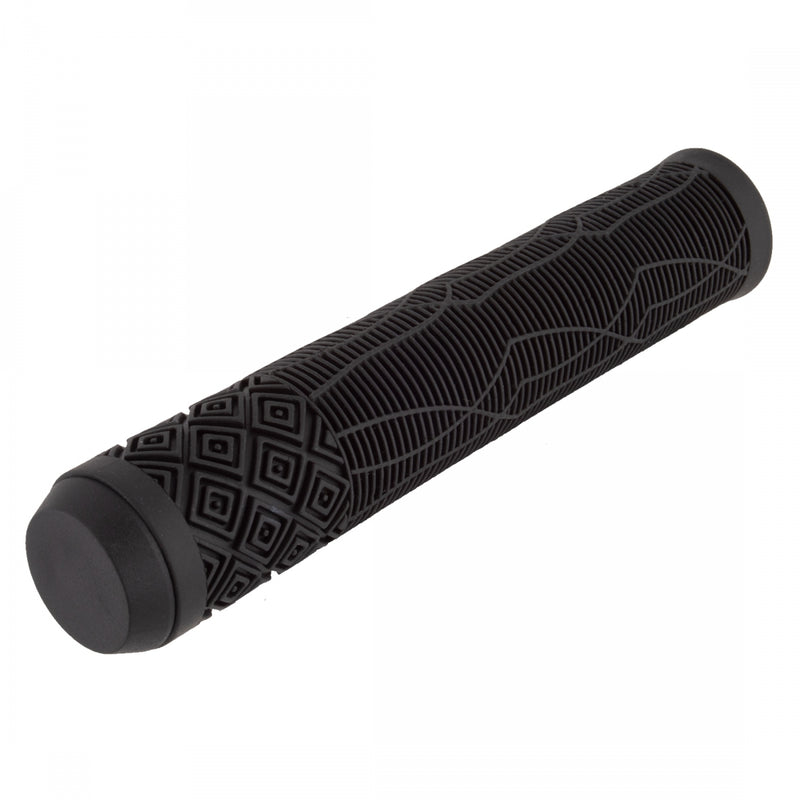 Load image into Gallery viewer, Black Ops Long Johns Grips Flangeless Black 166mm
