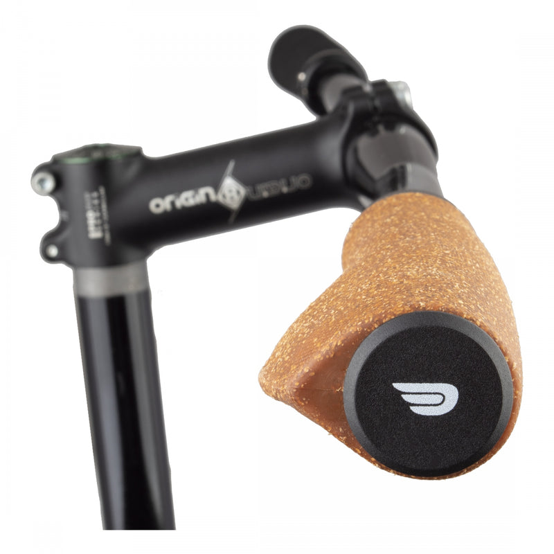 Load image into Gallery viewer, Pure Cycles Locking Cork Grip Set Lock On Cork 128mm
