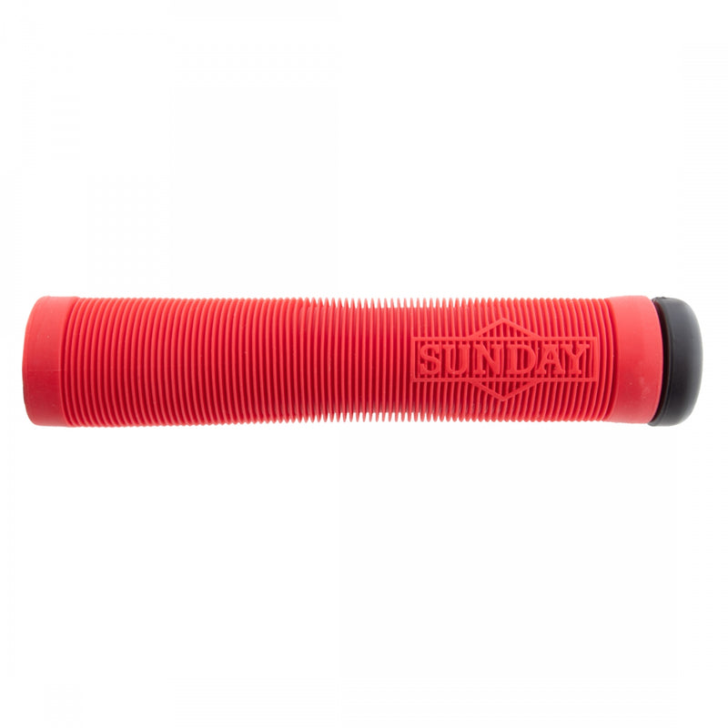 Load image into Gallery viewer, Sunday Cornerstone Grips - 155mm, Red Par Ends Included
