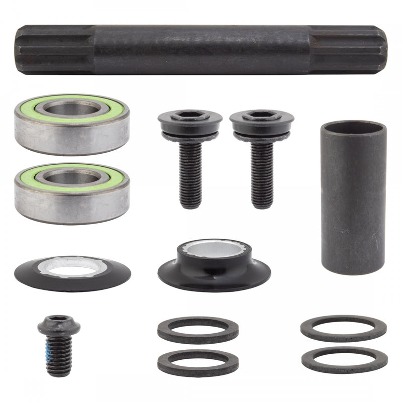 Load image into Gallery viewer, Sunday Saker v2 Cranks - Chrome 170mm, w/ 19mm Mid BB Left/Right Hand Drive
