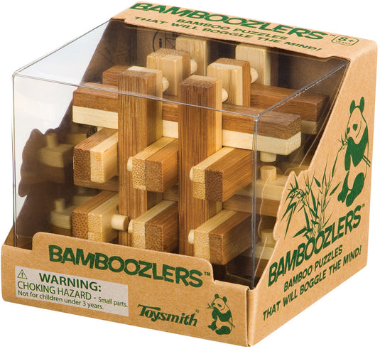 Toysmith Bamboozlers Puzzle Assortment: Fun and Challenging Brain Teasers!