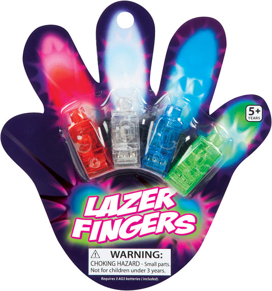 Light Up the Fun with Toysmith Lazer Fingers - Set of 2