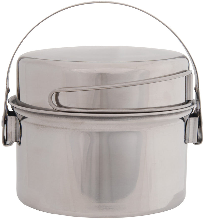 Load image into Gallery viewer, Olicamp Stainless Steel 1 Qt Cookware Set - Compact and Durable AK Cookset
