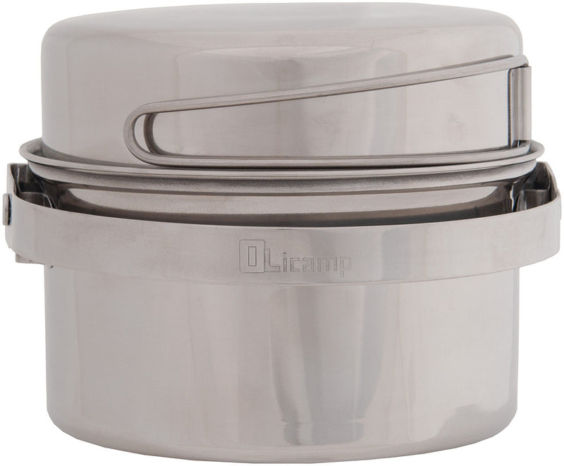 Load image into Gallery viewer, Olicamp Stainless Steel 1 Qt Cookware Set - Compact and Durable AK Cookset
