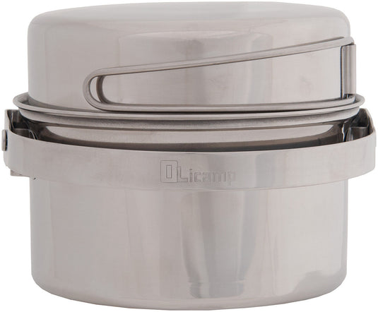 Olicamp Stainless Steel 1 Qt Cookware Set - Compact and Durable AK Cookset