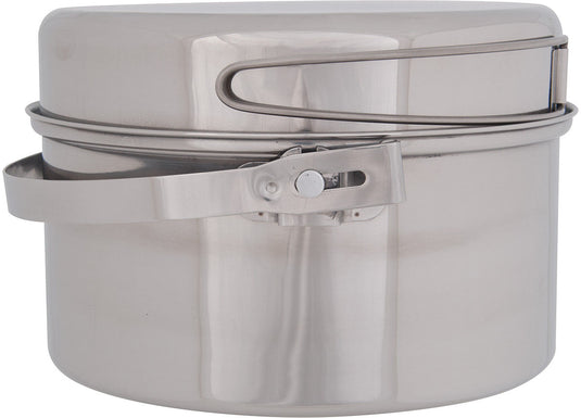 Olicamp Stainless Steel 3 Qt Pots & Pans Cookset - Ultimate Outdoor Cooking Companion