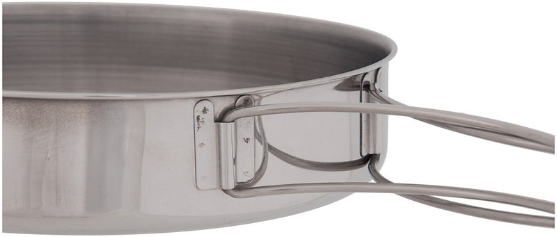 Load image into Gallery viewer, Olicamp Stainless Steel 3 Qt Pots &amp; Pans Cookset - Ultimate Outdoor Cooking Companion
