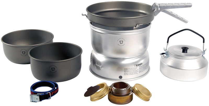 Load image into Gallery viewer, Trangia 25-8 Ultralight Hard Anodized Stove Kit: Compact and Durable Backpacking Stove Set
