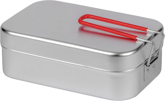 Trangia Mess Tin Large Red Handle Food Container Set - Portable and Durable Cooking Solution