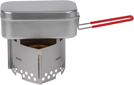 Trangia Mess Tins with Handles - Small Red Handle Food Containers