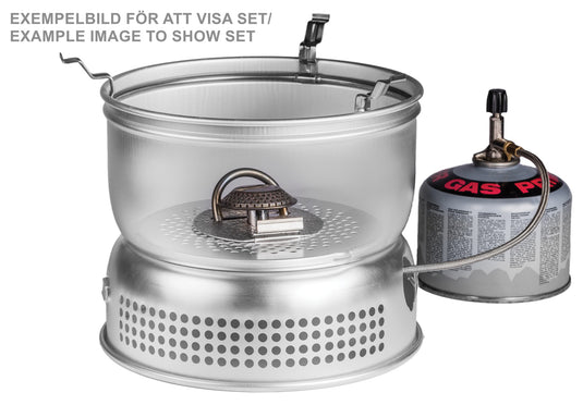 Trangia Storm Cooker 25-1 UL with Duossal Gas Burner: Ultimate Backpacking Stove Set