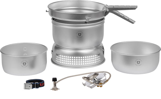 Trangia Storm Cooker 25-1 UL with Duossal Gas Burner: Ultimate Backpacking Stove Set