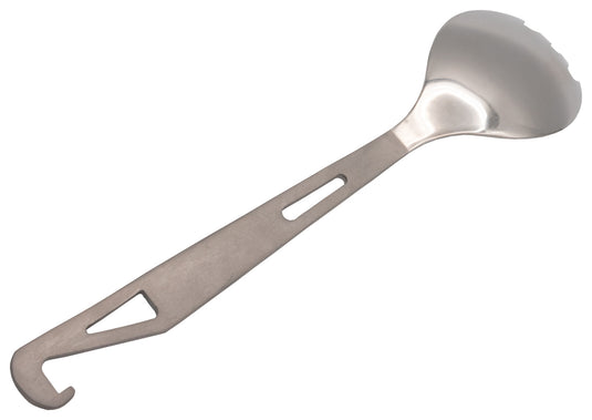Olicamp Titanium Spork with Bottle Opener - Lightweight and Versatile Utensil for Outdoor Dining
