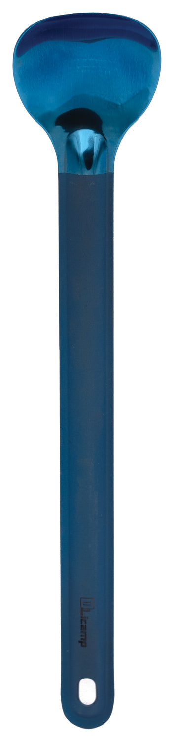 Olicamp Titanium Extended Spoon - Blue: Lightweight and Durable Long Titanium Spoon