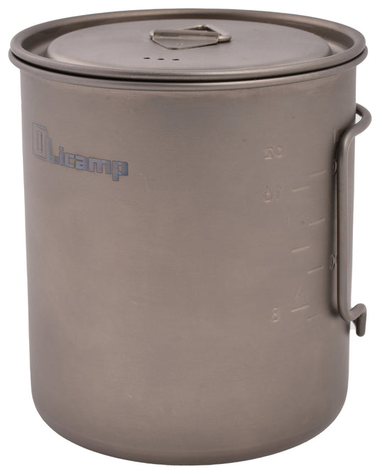 Olicamp Space Saver Mug 750ml with Titanium Lid - Lightweight and Durable Camping Mug