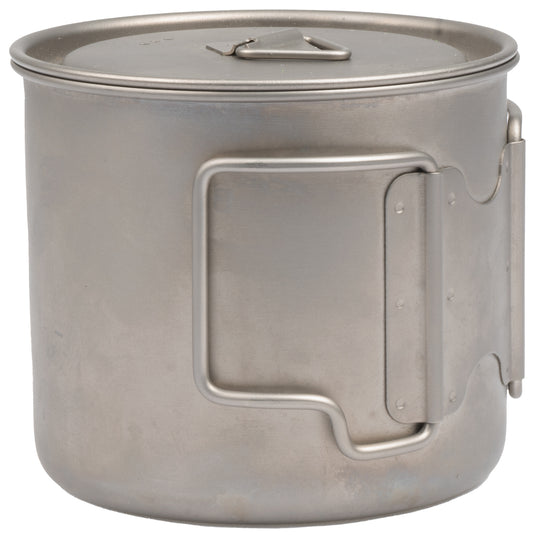 Olicamp Space Saver Mug 550 with Lid Titanium - Lightweight and Durable Camping Essential