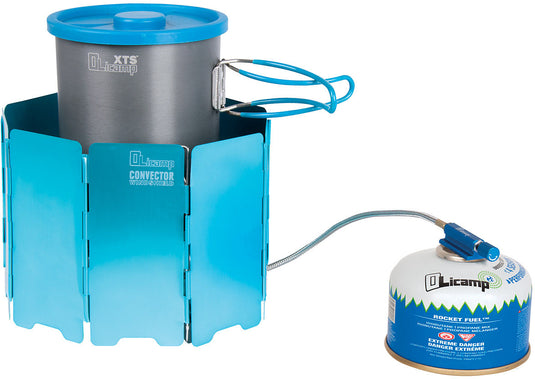 Olicamp Convector Windshield - Blue: Essential Backpacking Stove Accessory