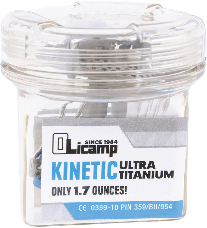 Load image into Gallery viewer, Olicamp Kinetic Ultra Titanium Stove with XTS Pot Combo - Lightweight Backpacking Stove Set
