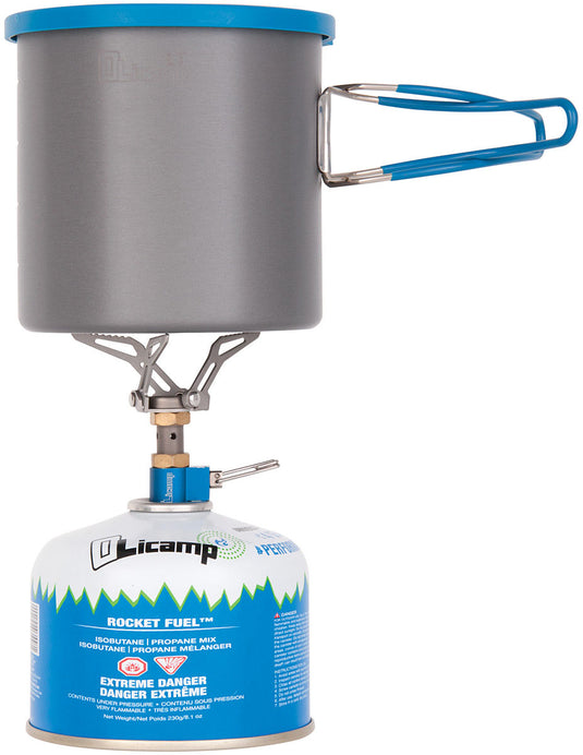Olicamp Ion Micro Titanium Stove with Lt Pot Combo - Ultimate Backpacking Stove Set