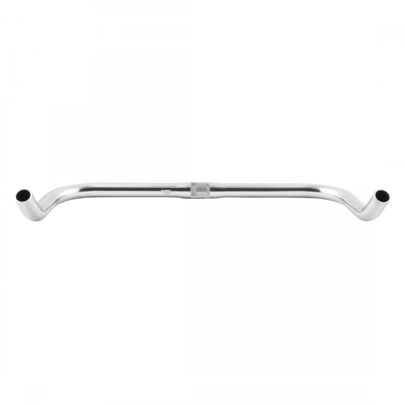 Load image into Gallery viewer, Pure Cycles Bullhorn Handlebar 25.4mm Clamp 435mm Fixie/Road Silver Aluminum
