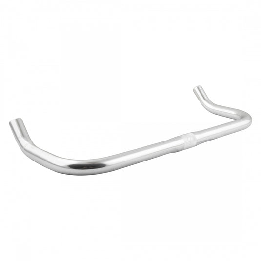 Pure Cycles Bullhorn Handlebar 25.4mm Clamp 435mm Fixie/Road Silver Aluminum