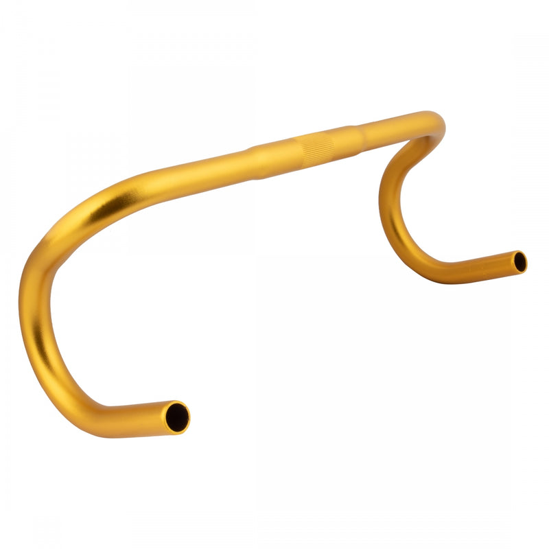 Load image into Gallery viewer, Pure Cycles Pure Fix Drop Bars 25.4mm Clamp 400mm 138mm Drop Gold Aluminum| Road
