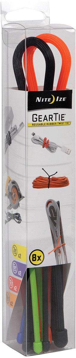 nite ize gear Nite Ize 8-Pack Assorted Gear Tie