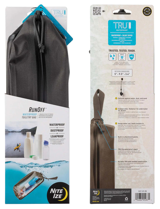 Nite Ize Runoff Waterproof Toiletry Bag - Keep Your Essentials Dry and Organized!