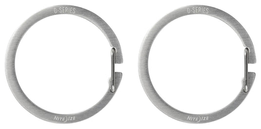 Nite Ize O-Series Gated Key Ring - 2 Pack: Secure Your Keys with Ease