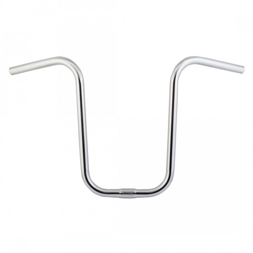 Sunlite-Hi-Rise-Chrome-25.4-mm-Cruiser-Bar-Steel-FRHB0490-Bicycle-Cruiser-Multi-Position-Handlebar