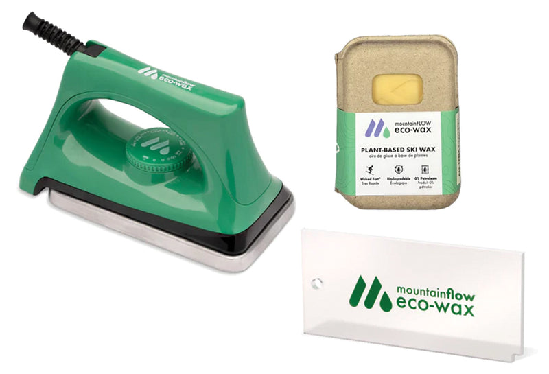 Load image into Gallery viewer, Mountainflow Green Circle Wax Kit: Eco-Friendly Solution for Smooth Skiing and Snowboarding

