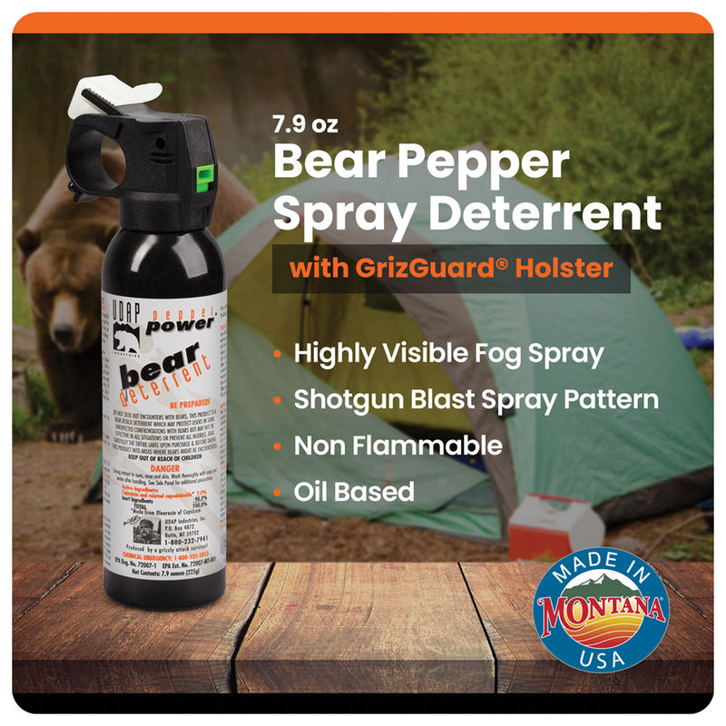 Load image into Gallery viewer, Udap 7.9oz Bear Spray with Holster - Pack of 2
