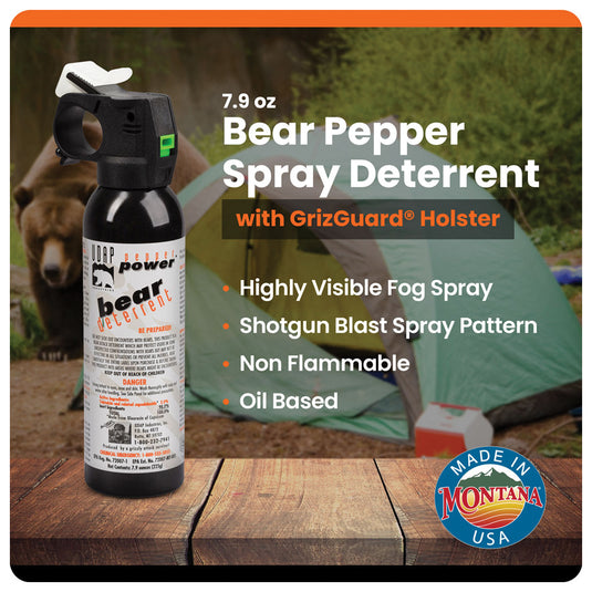Udap 7.9oz Bear Spray with Holster - Pack of 2