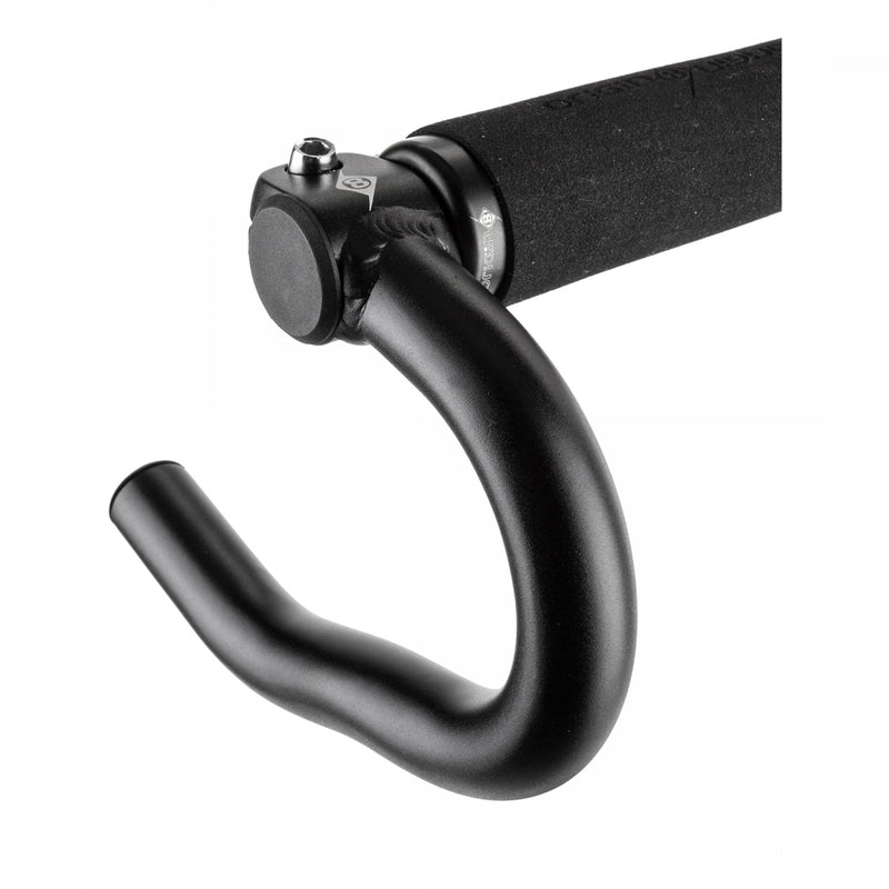 Load image into Gallery viewer, Origin8 Drop Ends 22.2mm Black Ergo Bend
