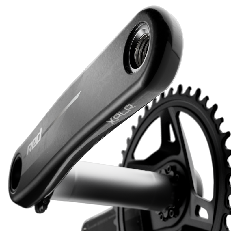 Load image into Gallery viewer, SRAM RED 1x XPLR Wide Gravel Crankset - 175mm, 13-Speed, 40t, DUB Spindle, Natural Carbon Fiber, Ultra-Light Hollow Arms, 8-Bolt Direct Mount Chainring, Optimized Tire Clearance, Performance Engineering for Gravel &amp; Off-Road Cycling
