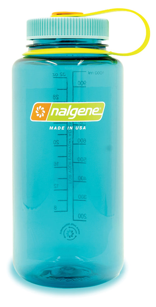 Pack of 2 Nalgene Sustain Water Bottle - 32oz, Wide Mouth, Cerulean