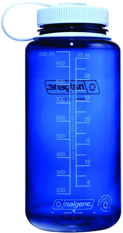 Nalgene Wm 32oz Sustain Indigo Water Bottle - Eco-Friendly and Durable