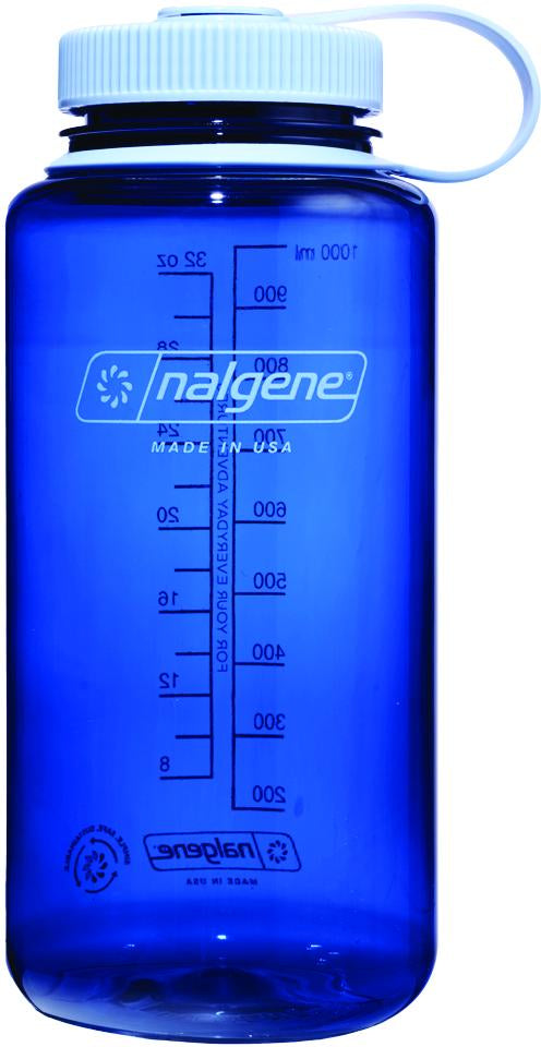 Nalgene Wm 32oz Sustain Indigo Water Bottle - Eco-Friendly and Durable