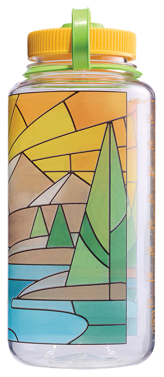 Nalgene 32oz Sustain Stained Glass River Sustain Water Bottle