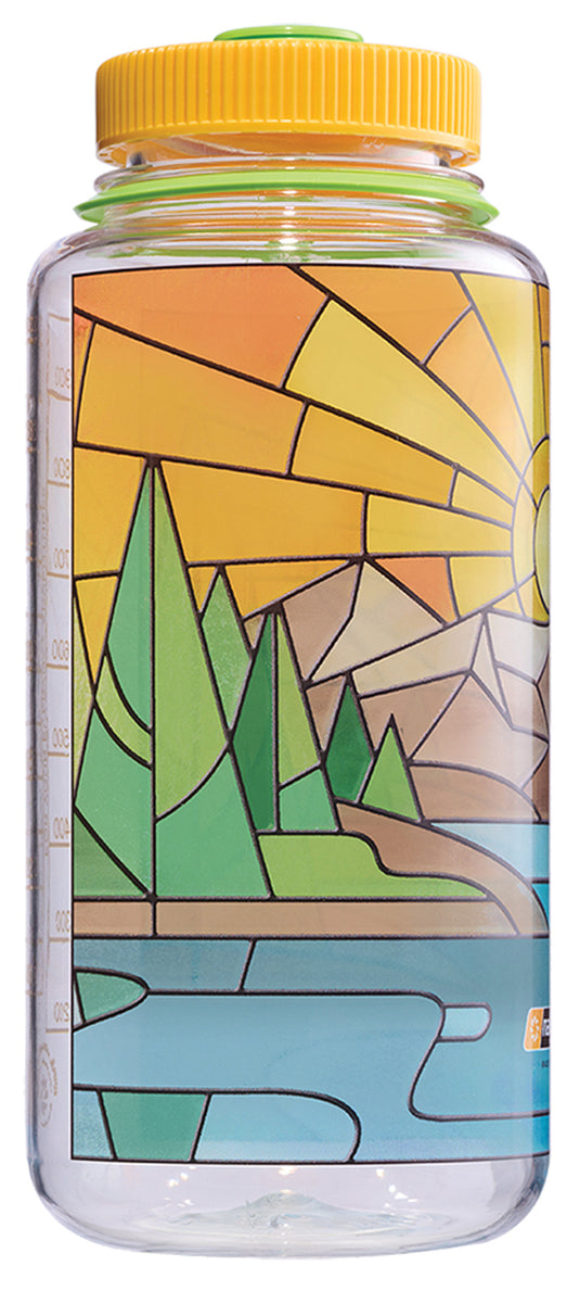 Nalgene 32oz Sustain Stained Glass River Sustain Water Bottle