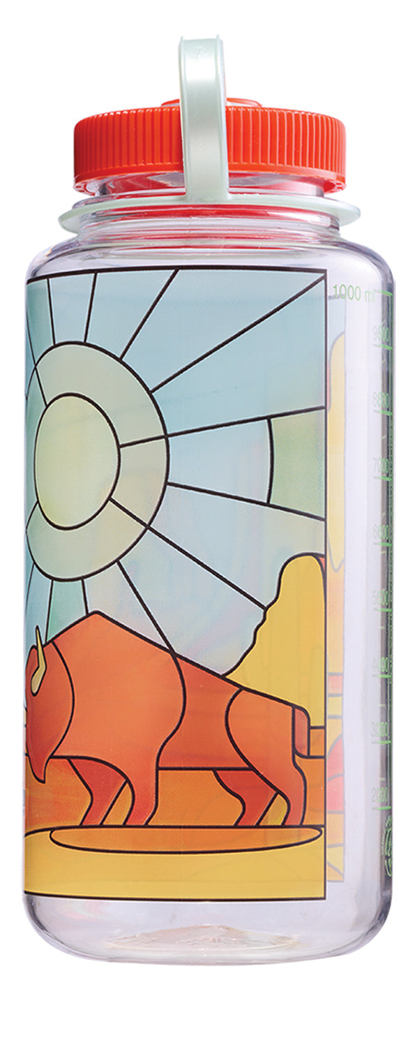 Load image into Gallery viewer, Nalgene 32oz Sustain Stained Glass Water Bottle - Durable and Eco-Friendly
