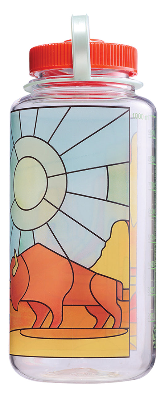 Nalgene 32oz Sustain Stained Glass Water Bottle - Durable and Eco-Friendly