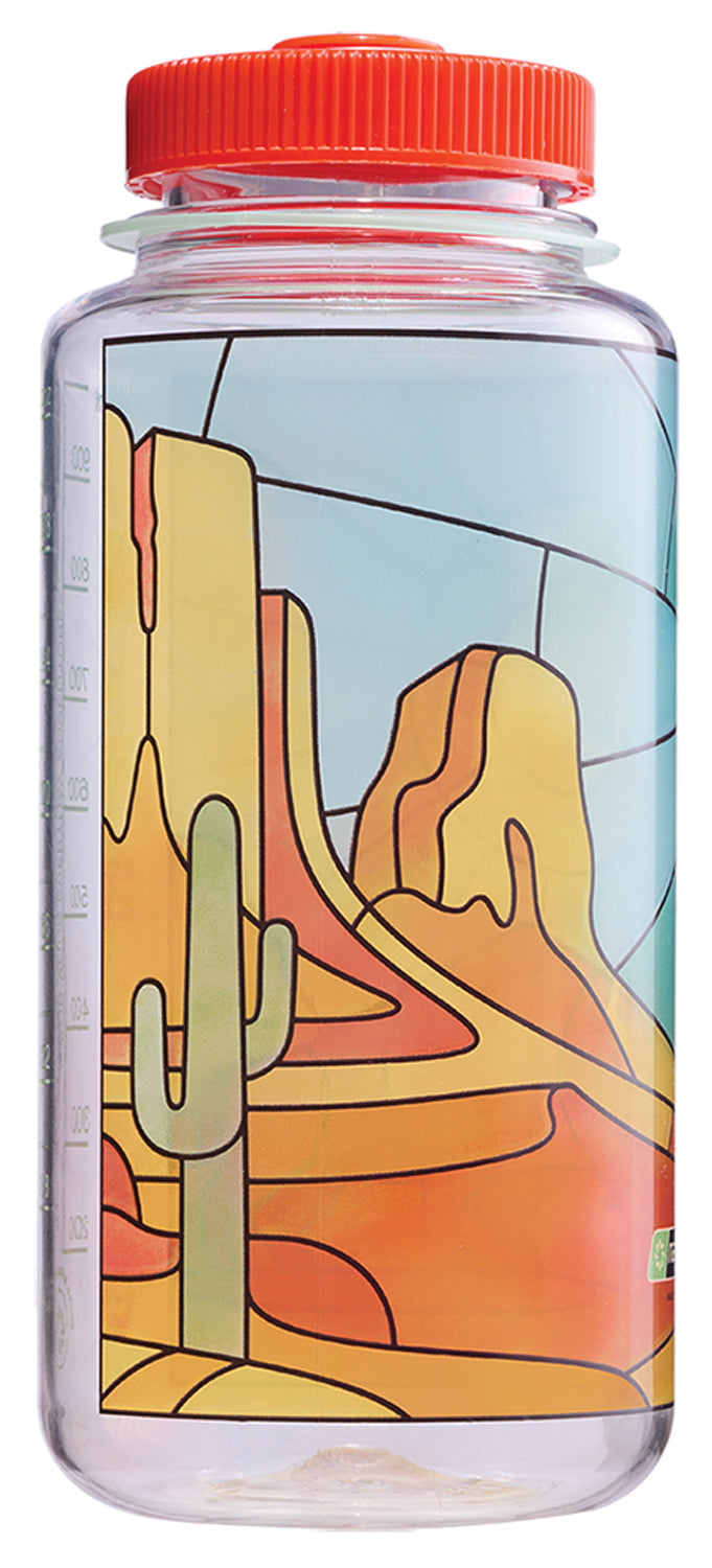 Load image into Gallery viewer, Nalgene 32oz Sustain Stained Glass Water Bottle - Durable and Eco-Friendly
