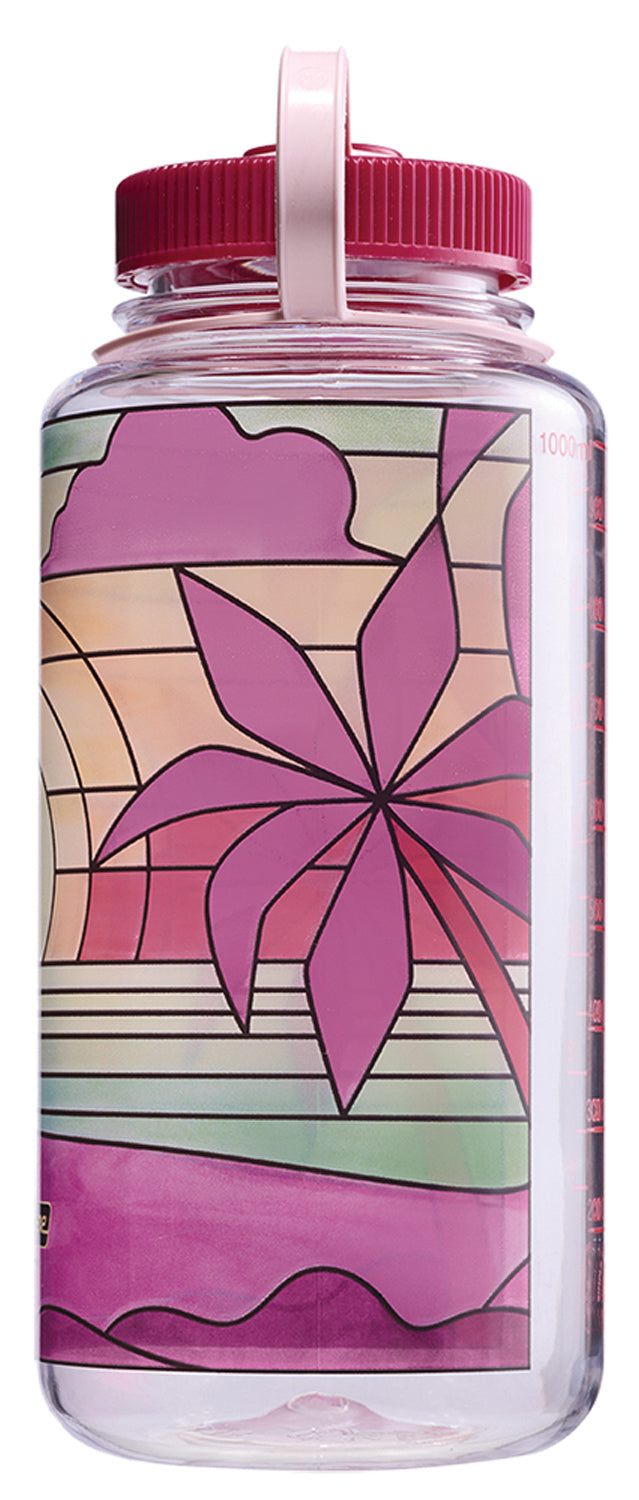 Load image into Gallery viewer, Nalgene 32oz Sustain Stained Glass Wide Mouth Water Bottle
